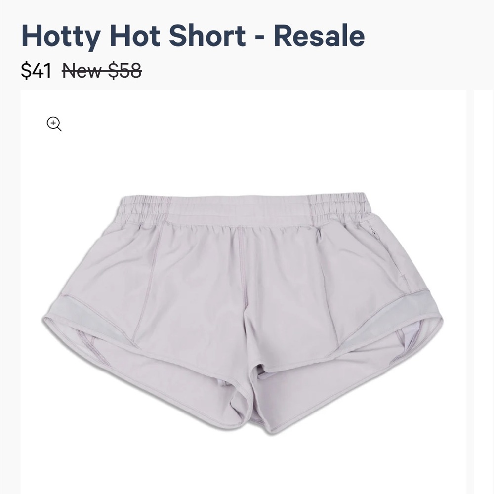 Lululemon Hotty Hot shorts size 10